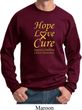 Childhood Cancer Awareness Hope Love Cure Sweatshirt