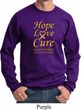 Childhood Cancer Awareness Hope Love Cure Sweatshirt