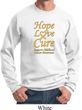 Childhood Cancer Awareness Hope Love Cure Sweatshirt