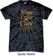 Childhood Cancer Awareness Hope Love Cure Tie Dye Shirt