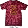 Childhood Cancer Awareness Hope Love Cure Tie Dye Shirt