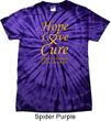 Childhood Cancer Awareness Hope Love Cure Tie Dye Shirt