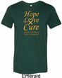 Childhood Cancer Awareness Hope Love Cure Tri Blend Tee