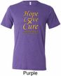 Childhood Cancer Awareness Hope Love Cure Tri Blend Tee