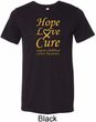 Childhood Cancer Awareness Hope Love Cure Tri Blend Tee