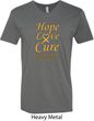 Childhood Cancer Awareness Hope Love Cure V-neck