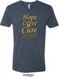 Childhood Cancer Awareness Hope Love Cure V-neck