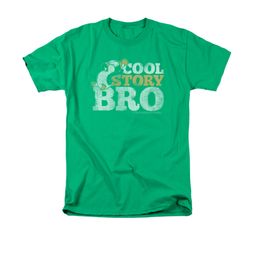 Chilly Willy Shirt Cool Story Adult Kelly Green Tee T-Shirt
