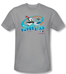 Chilly Willy T-shirt TV Show Slap Shot Silver Slim Fit Tee Shirt