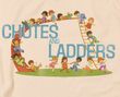 Hasbro Chutes and Ladders Adult T shirt - Cream Color