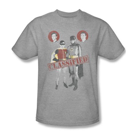 Classic Batman Shirt Classified Athletic Heather T-Shirt