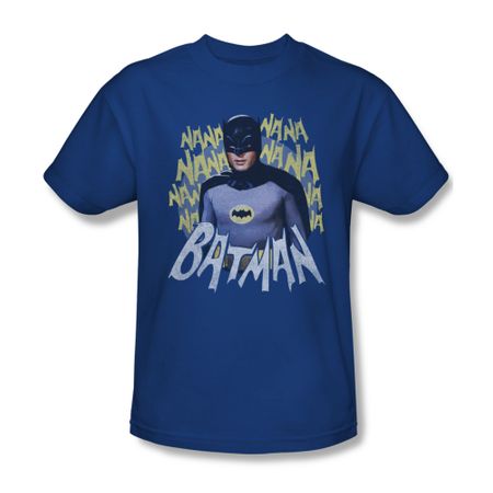 Classic Batman Shirt Theme Song Royal Blue T-Shirt