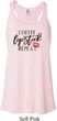 Coffee Lipstick Repeat Ladies Flowy Racerback Tanktop