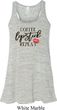 Coffee Lipstick Repeat Ladies Flowy Racerback Tanktop