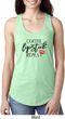 Coffee Lipstick Repeat Ladies Ideal Tank Top