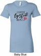 Coffee Lipstick Repeat Ladies Longer Length Shirt
