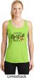 Coffee Lipstick Repeat Ladies Moisture Wicking Racerback Tank Top