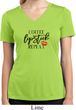 Coffee Lipstick Repeat Ladies Moisture Wicking V-neck Shirt
