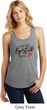 Coffee Lipstick Repeat Ladies Racerback Tank Top