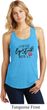 Coffee Lipstick Repeat Ladies Racerback Tank Top
