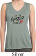 Coffee Lipstick Repeat Ladies Sleeveless Moisture Wicking Shirt