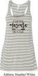 Coffee Mascara Hustle Ladies Flowy Racerback Tanktop