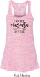 Coffee Mascara Hustle Ladies Flowy Racerback Tanktop