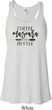 Coffee Mascara Hustle Ladies Flowy Racerback Tanktop