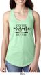 Coffee Mascara Hustle Ladies Ideal Tank Top