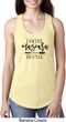 Coffee Mascara Hustle Ladies Ideal Tank Top