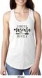 Coffee Mascara Hustle Ladies Ideal Tank Top