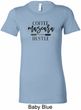 Coffee Mascara Hustle Ladies Longer Length Shirt