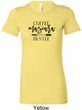 Coffee Mascara Hustle Ladies Longer Length Shirt