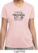 Coffee Mascara Hustle Ladies Moisture Wicking Shirt