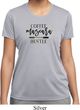 Coffee Mascara Hustle Ladies Moisture Wicking Shirt