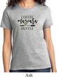 Coffee Mascara Hustle Ladies Shirt
