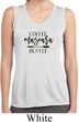 Coffee Mascara Hustle Ladies Sleeveless Moisture Wicking Shirt