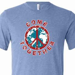 Come Together Mens Tri Blend Crewneck Shirt Come Together Mens Tri Blend Crewneck Shirt