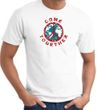 COME TOGETHER Peace Sign Adult T-shirt
