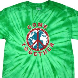 Come Together Spider Tie Dye Shirt Come Together Spider Tie Dye Shirt