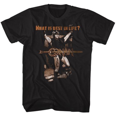 Conan Shirt Best Life Adult Black Tee T-Shirt