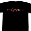 Conan Shirt Movie Logo Adult Black Tee T-Shirt