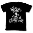 Conan Shirt Whos Your Barbarian Adult Black Tee T-Shirt