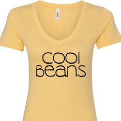 Cool Beans Ladies V-Neck Shirt