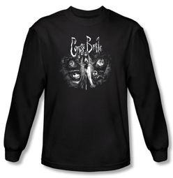 Corpse Bride Long Sleeve T-Shirt Warner Bros Bride To Be Black Shirt