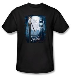 Corpse Bride T-Shirt Warner Bros Movie  Poster Adult Black Shirt