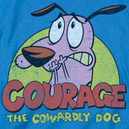Courage The Cowardly Dog Colorful Courage Shirts