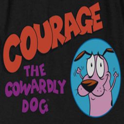 Courage The Cowardly Dog Courage Logo Shirts