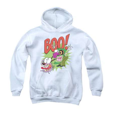 Courage The Cowardly Dog Hoodie Sweatshirt Stupid Dog White Adult Hoody Sweat Shirt