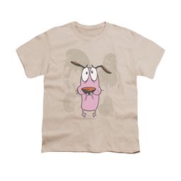 Courage The Cowardly Dog Shirt Kids Monsters Cream Youth Tee T-Shirt